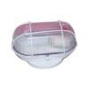 LUMINARIA TARTARUGA BRANCA E-27 FERRO