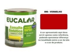 TINTA ESMALTE SINTETICO VERMELHO 900ML EUCALAR