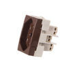 MODULO TOMADA 2P+T 10A MARROM - MARGIRIUS