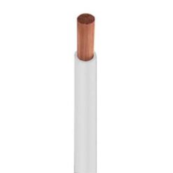 CABO FLEXIVEL 6MM 450V/750V BRANCO LUMA MT