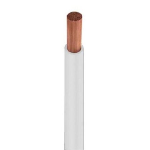 CABO FLEXIVEL 6MM 450V/750V BRANCO LUMA MT