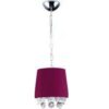 PENDENTE CUPULA PVC 1 LAMP VINHO E27 BIV SP1722PDVI LLUM