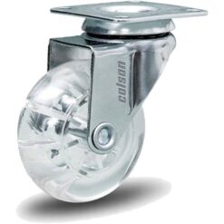 RODIZIO GIRATORIO BASE PLANA 1.3/8 35MM GEL (3904) - COLSON