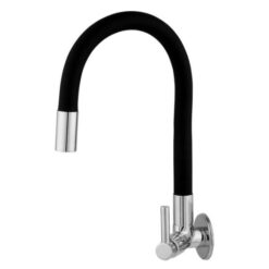 TORNEIRA PIA MOVEL FLEXIVEL PRETA 1868 C70 RAINHA