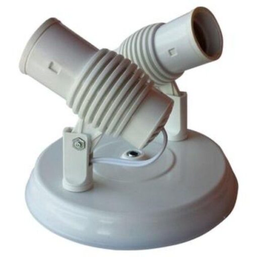LUMINARIA 2 LAMPADAS BRANCA UT1-10 UTRON