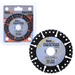 DISCO DIAMANTADO 110MM MULTICORTE BFH2911 - BESTFER