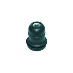 BOCAL PLASTICO E27 ABAJUR PRETO C/ PORCA 1108/2103 - PERLEX