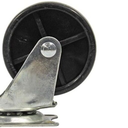RODIZIO GIRATORIO BASE PLANA 1.1/4 8,5KG PRETO BESTFER