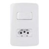 INTERRUPTOR 1 SECAO TOMADA 2P+T 20A 19474 B3 - MARGIRIUS