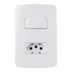 INTERRUPTOR 1 SECAO TOMADA 2P+T 20A 19474 B3 - MARGIRIUS