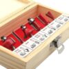 JOGO DE FRESA MADEIRA 6 PCS - WORKER