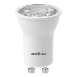 LAMPADA DICROICA LED BIPINO AMARELA 4W BIVOLT GU10 2700K OUROLUX