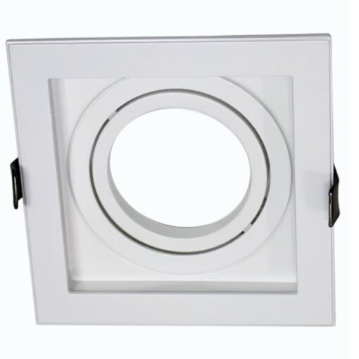 BASE EMBUTIDO MODULAR QUADRADO BRANCO - VILELA