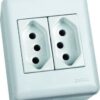 TOMADA 2P+T DUPLA 10A SISTEMA X 3211/11 PERLEX