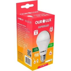 LAMPADA FLUORESCENTE BIPINO BRANCA 9W 127/220V - OUROLUX