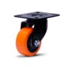 RODIZIO GIRATORIO BASE PLANA 3" 312 PT/LARANJA (6239) - COLSON