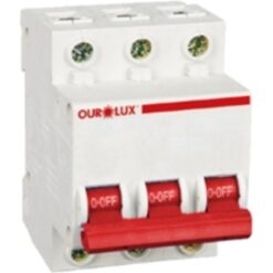 DISJUNTOR DIN CURVA C 3X70A - OUROLUX