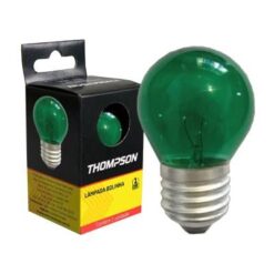LAMPADA BOLINHA VERDE 15W 127V E27 - THOMPSON