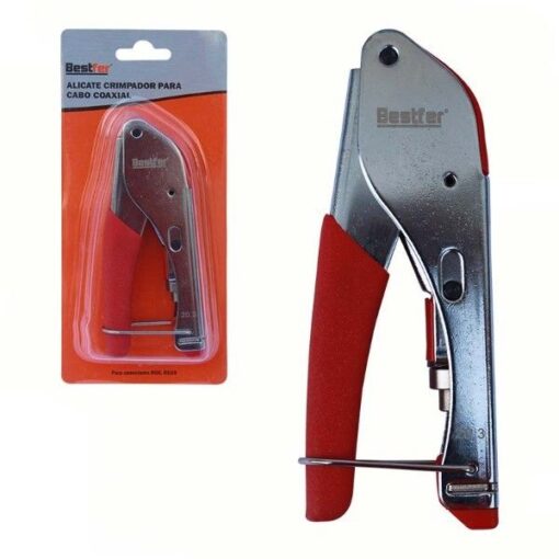 ALICATE CRIMPADOR RG6/RG59 - BESTFER