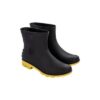 BOTA PVC CANO 3/4 PRETA/AMARELA N°43/44 - PEGA FORTE