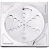 GRELHA RALO INOX 15X15 C/ CAIXILHO QUADRADA - POLINOX