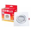 SPOT LED BRANCO QUADRADO EMBUTIR 5W 6400K BIVOLT OUROLUX