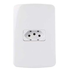 TOMADA 2P+T 10A COM PLACA 19481 B3 - MARGIRIUS