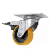 RODIZIO GIRATORIO BASE PLANA 3" AMARELO 312 (7519) - COLSON