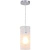 PENDENTE CILINDRICO VIDRO 1 LAMP GELO E27 BIV AX294101PD LLUM