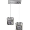 PENDENTE CRISTAL PARIS 2 LUZES BIV GPPR001102PD LLUM