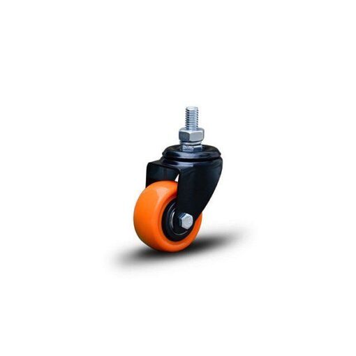 RODIZIO GIRATORIO ESPIGA 1.5/8" 158 LARANJA (6503) - COLSON