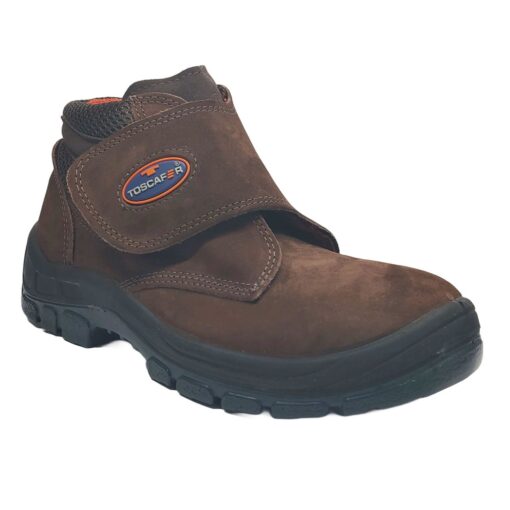 BOTINA VELCRO MARROM N°39 325-02 - TOSCAFER