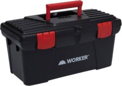 CAIXA FERRAMENTA PLASTICA 12" PRETA - WORKER