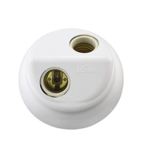 PLAFON FIXACAO BRANCO DUPLO E27 ILUMI