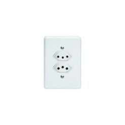 TOMADA 2P+T 20A DUPLA RETANGULAR UNIVERSAL 2315/15 PERLEX