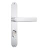 FECHADURA EXTERNA INOX RETA/RETA 603/07 - STAM