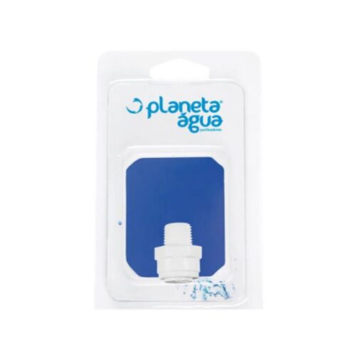 CONEXAO RETA BSPT 1/4X3/8 CN008 - PLANETA AGUA