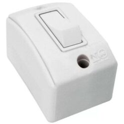 INTERRUPTOR 1 SECAO SOBREPOR RETANGULAR 170 - PERLEX