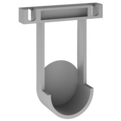 SUPORTE CABIDE U 2306 CINZA