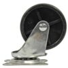 RODIZIO GIRATORIO BASE PLANA 1.1/4 8,5KG PRETO BESTFER