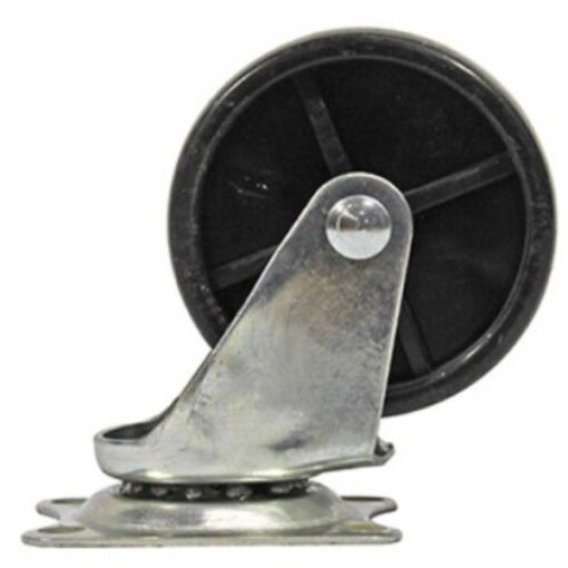 RODIZIO GIRATORIO BASE PLANA 1.1/4 8,5KG PRETO BESTFER