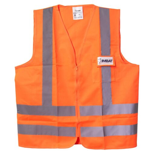 COLETE REFLETIVO LARANJA 1 BOLSO TAM XG - IMBAT
