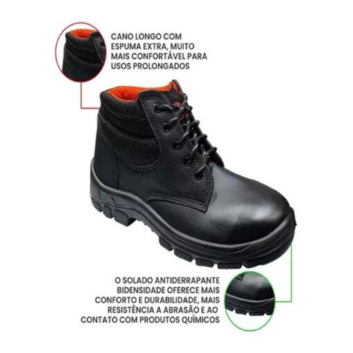 BOTINA CADARCO PRETA N°41 322-06 - TOSCAFER