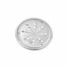GRELHA RALO INOX 15X15 S/ CAIXILHO REDONDA - POLINOX