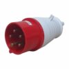 PLUG INDUSTRIAL MACHO 3P+T 32A 380V - LUKMA