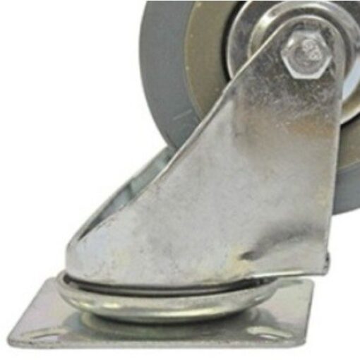 RODIZIO GIRATORIO BASE PLANA 2" 30KG CINZA BESTFER