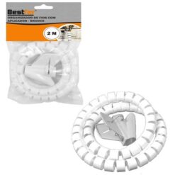 PROTETOR CABO ESPIRAL 20MM 2M BRANCO BFH1757 - BESTFER