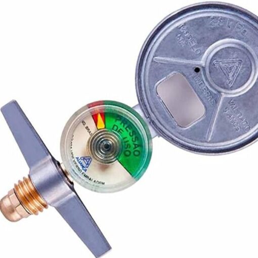 REGULADOR GAS 1KG C/ MANOMETRO 504/01 - ALIANCA