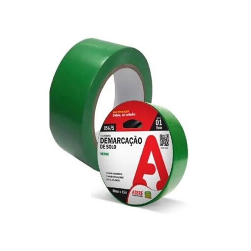 FITA DEMARCACAO SOLO VERDE 50MMX15M - ADERE
