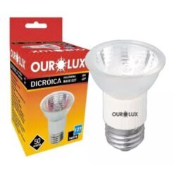 LAMPADA DICROICA 50W E27 127V OUROLUX